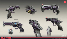 Concept art of Soul Stealer Revolver from the video game Valorant by Timur Mutsaev