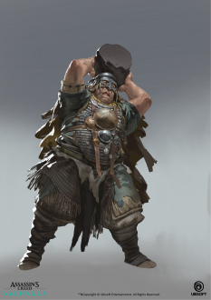 Concept art of Bandit Destroyer from the video game Assassin's Creed Valhalla by Even Amundsen