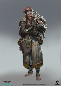 Concept art of Bandit Pyro from the video game Assassin's Creed Valhalla by Even Amundsen