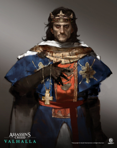 Concept art of King Alfred from the video game Assassin's Creed Valhalla by Yelim Kim