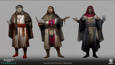 Concept art of Misc Characters from the video game Assassin's Creed Valhalla by Pierre Raveneau