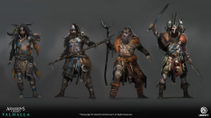 Concept art of Picts from the video game Assassin's Creed Valhalla by Pierre Raveneau