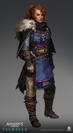 Concept art of Randiv from the video game Assassin's Creed Valhalla by Yelim Kim
