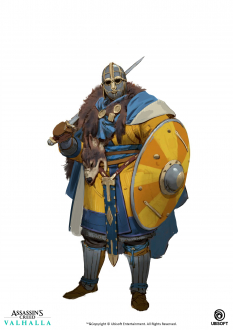 Concept art of Saxon Noble from the video game Assassin's Creed Valhalla by Even Amundsen