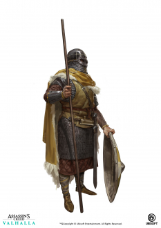 Concept art of Saxon Soldier from the video game Assassin's Creed Valhalla by Even Amundsen