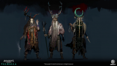 Concept art of Valka from the video game Assassin's Creed Valhalla by Pierre Raveneau