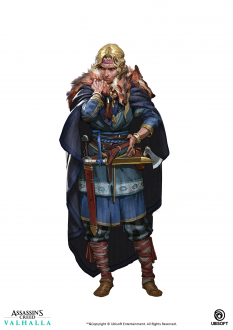 Concept art of Viking Hero from the video game Assassin's Creed Valhalla by Even Amundsen