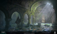 Concept art of Underground from the video game Assassin's Creed Valhalla by Gilles Beloeil