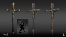 Concept art of Cross from the video game Assassin's Creed Valhalla by Pierre Raveneau