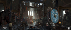 Concept art of Argument from the video game Assassin's Creed Valhalla by Guang Yu Tan