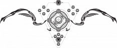 Tsukuyomi Unit's emblem (After Activation) from BlazBlue: Calamity Trigger