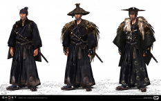 Concept art of Kensei Armor from the video game Ghost Of Tsushima by John Powell