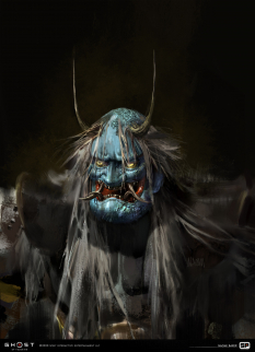 Concept art of Legends Enemies from the video game Ghost Of Tsushima by Naomi Baker