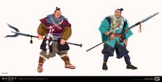 Concept art of Norio from the video game Ghost Of Tsushima by John Powell