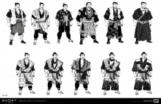 Concept art of Norio from the video game Ghost Of Tsushima by John Powell