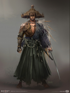 Concept art of Ryuzo from the video game Ghost Of Tsushima by Naomi Baker