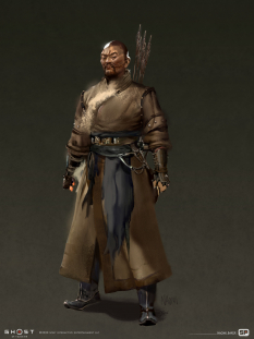 Concept art of Mongol Army Tier 1 from the video game Ghost Of Tsushima by Naomi Baker