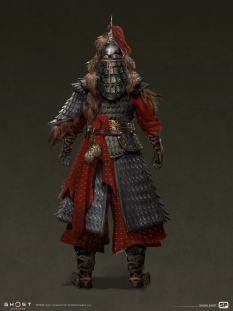 Concept art of Mongol Army Tier 3 4 from the video game Ghost Of Tsushima by Naomi Baker