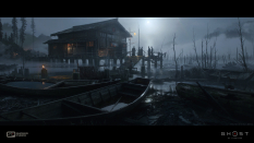 Concept art of Into The Pixel Selection from the video game Ghost Of Tsushima by Romain Jouandeau