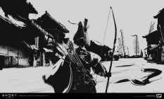 Concept art of The Legend Of Tadayori from the video game Ghost Of Tsushima by John Powell