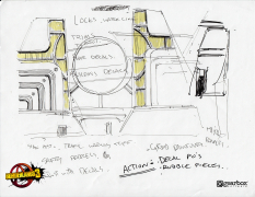 Concept art of Promethea Rough Sketch from the video game Borderlands 3 by Adam Ybarra