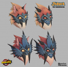 Concept art of Jabber from the video game Borderlands 3 by Amanda Christensen