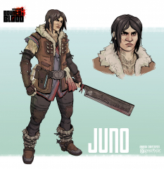 Concept art of Juno from the video game Borderlands 3 by Amanda Christensen