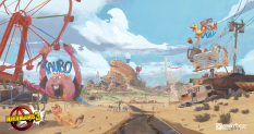 Concept art of Splinterland from the video game Borderlands 3 by Dimitri Neron