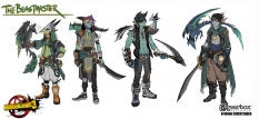 Concept art of Beastmaster from the video game Borderlands 3 by Amanda Christensen
