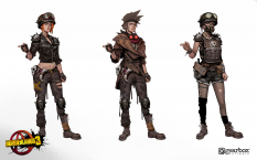Concept art of Generic Npcs from the video game Borderlands 3 by Jens Claessens
