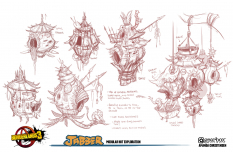 Concept art of Jabber from the video game Borderlands 3 by Amanda Christensen
