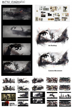 Concept art of Bounty Of Blood Cinematics from the video game Borderlands 3 by Kevin Duc