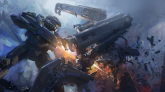 Concept art of Shoot From The Hip from the video game Halo 5 Guardians
