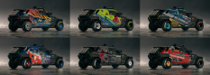 Concept art of Nomad Car from the video game Cyberpunk 2077 by Filippo Ubertino