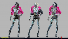 Concept art of Braindance Star from the video game Cyberpunk 2077 Additions 02 by Bernard Kowalczuk