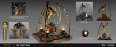 Concept art of Zath Altar from the video game Conan Exiles by Daniele Solimene