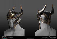 Concept art of Gremlin Helmet from the video game Conan Exiles by Diogo Rodrigues