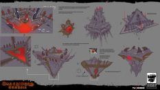 Concept art of Belial Templet from the video game Darksiders Genesis by Baldi Konijn