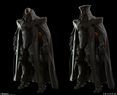 Concept art of The Monitor from the video game Anthem by Alex Figini