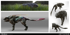 Concept art of Creature Design from the video game Anthem by Alex Figini
