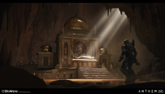 Concept art of Tomb Of General Tarsis from the video game Anthem by Steve Klit