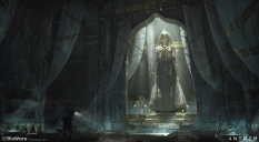 Concept art of Tomb Of General Tarsis from the video game Anthem by Ken Fairclough