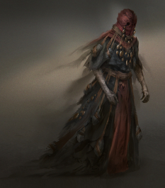 Concept art of Helheim Dead from the video game God Of War by Yefim Kligerman