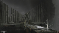 Concept art of Helheim from the video game God Of War by Annis Naeem