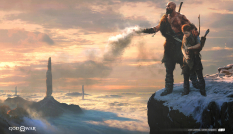 Concept art of Ashes To Ashes from the video game God Of War by Jose Cabrera