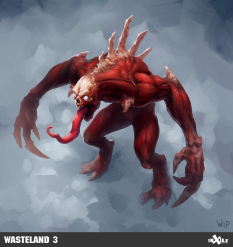 Concept art of Drool from the video game Wasteland 3 by Lia Booysen