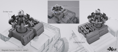 Concept art of Kodiak Armored Vehicle from the video game Wasteland 3 by Tj Frame