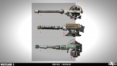 Concept art of Boommace from the video game Wasteland 3 by Tj Frame