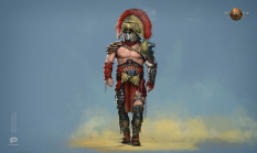 Concept art of Character Concept from the video game Sparta War Of Empires by Plarium