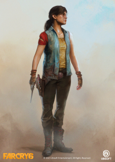 Concept art of Camila La Espada Montero from the video game Far Cry 6 by Paul Leli